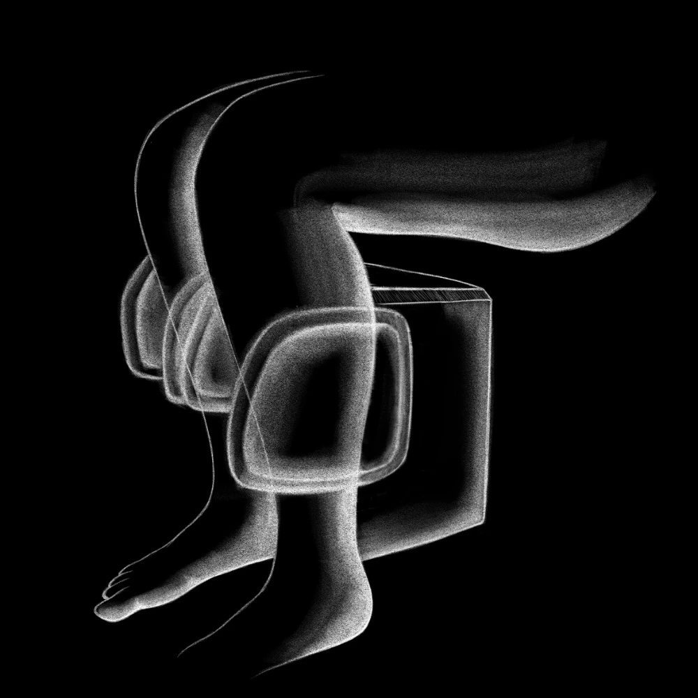 Desen ilustrand modul de functionare al rolelor pentru gambe cu care este echipat fotoliul japonez de masaj Nin D.Core CLOUD